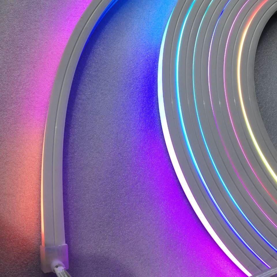 Mumhanzi Sync DMX RGB yakatungamira Neon Tube Light