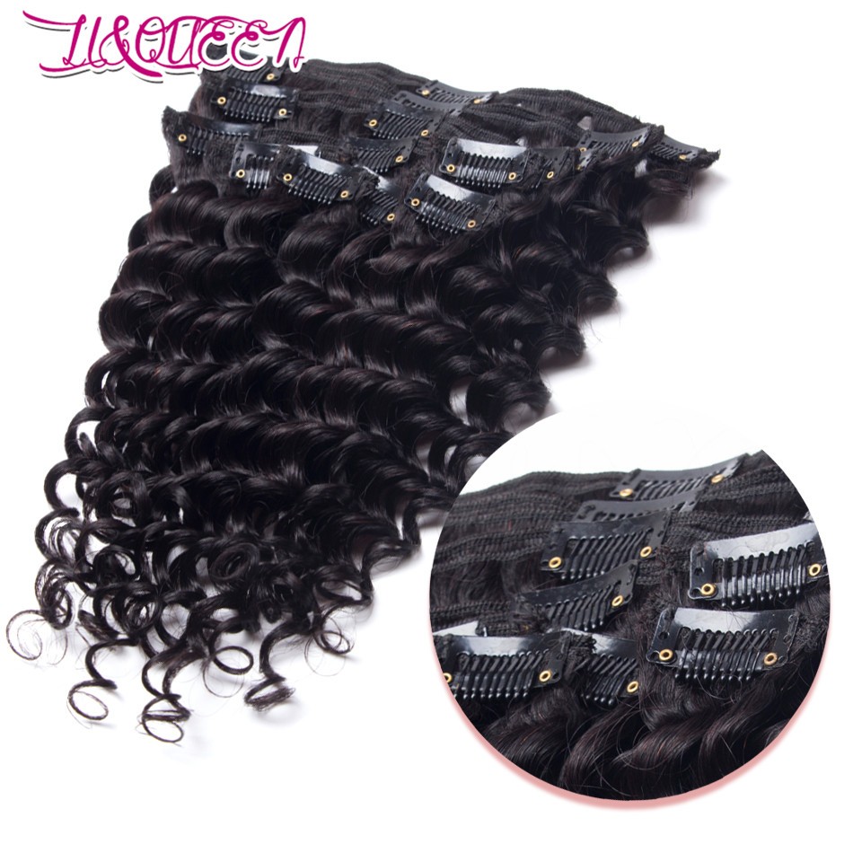 Online Shopping India One Piece Clip In Human Hair Extensions For Black Women
