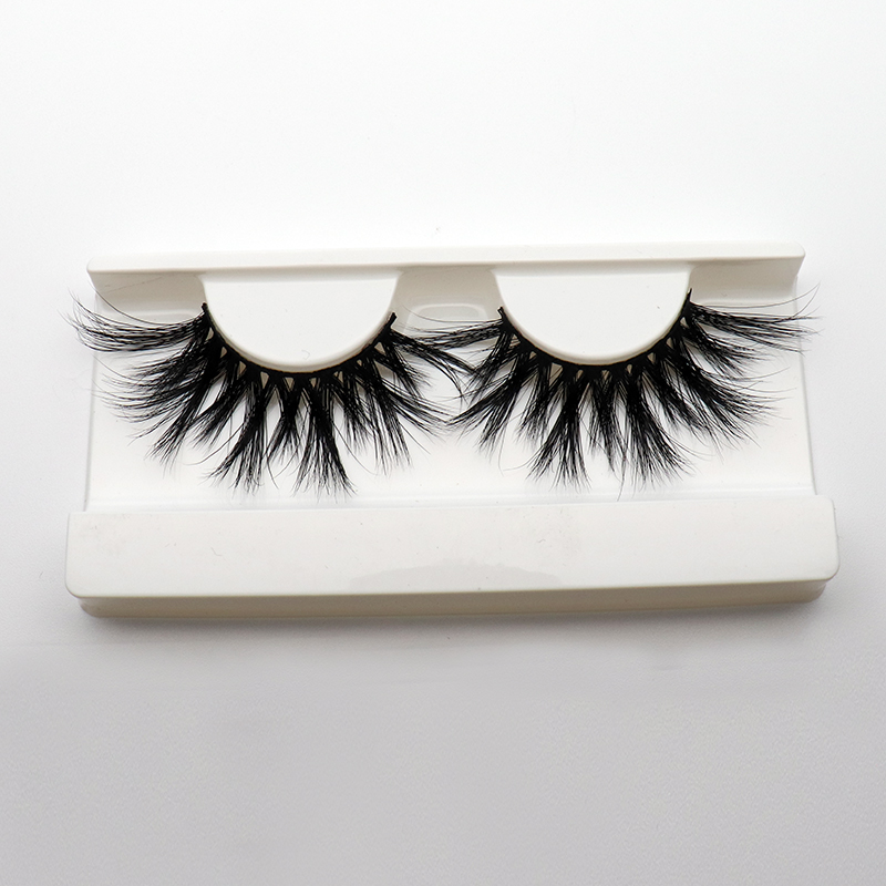 Wholesale 3D Mink Eyelashes Vendor Private Label 25mm Custom Logo Packaging Box