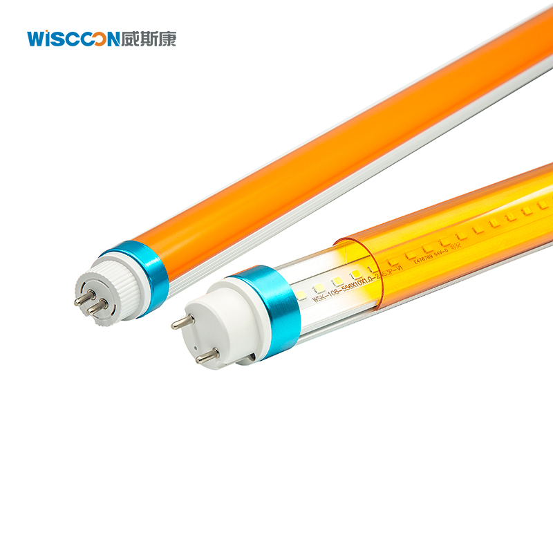 TUV/CE/ISO9001Yellow Red Pink LED tube