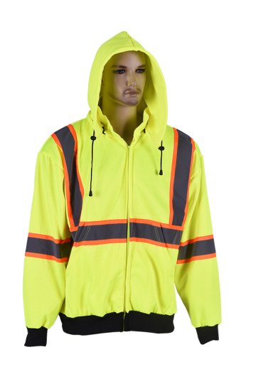 high visibility safety man sport sweatshirt