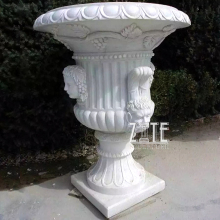 Fine Workmanship outdoor decor marble vase