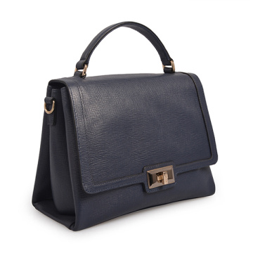 Mercer Large Pebbled Leather Belted Satchel Tote Bags