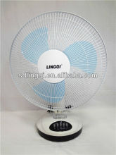 16" rechargeable table fan with LED lighting