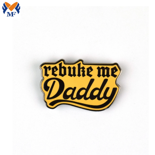 Small Gift Metal Custom Daddy Enamel Pin