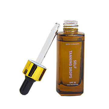 Private Label Vegan SPF30 Self Tanner Sun Tan Shimmer Body Oil