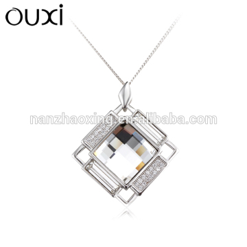 OUXI 2015 fashion trend crystal charming pendant necklace