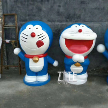 Life size cartoon character Japanese anime resin doraemon statue