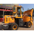 Roller concrete self-loading mixer