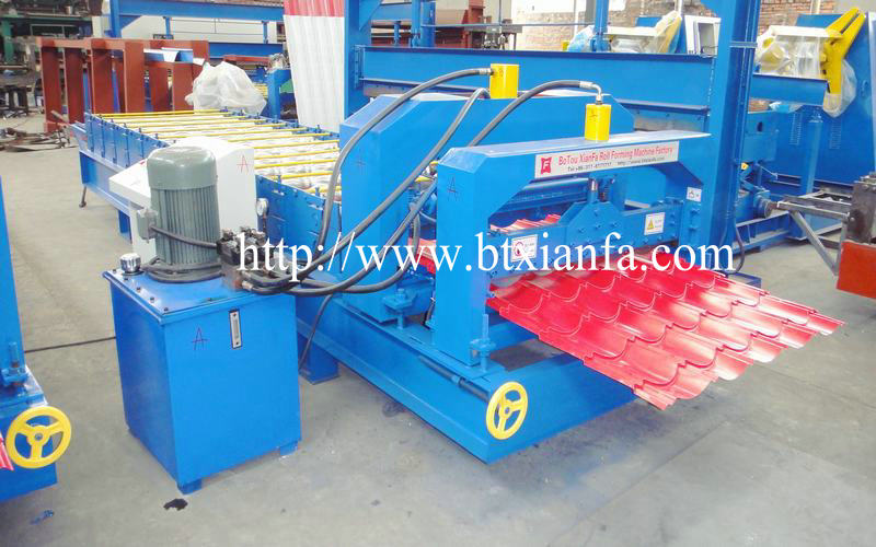 Full Automatic Roof Glazed Tile Roll Forming Machine