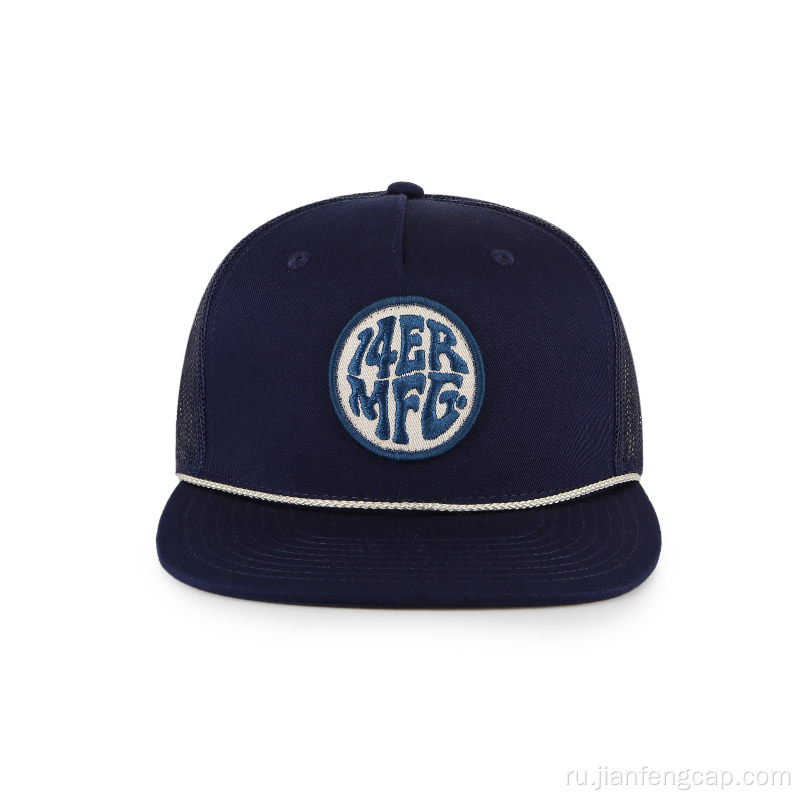 Летняя мужская сетчатая шляпа Snapback с логотипом