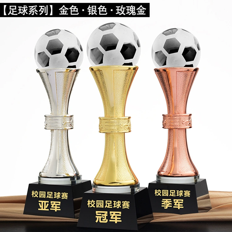 Medals Cup Crystal Golf Volleyball Football Basketball Billiards Awards Resin Custom Metal Trophy Sports