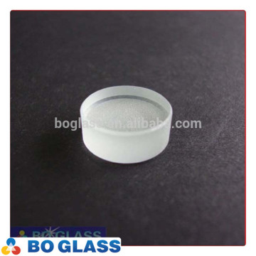 factory tempered frosted low-iron glass sheet for lighting, tempered flat glass