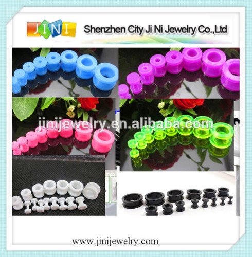 acryl silicone piercing jewelry