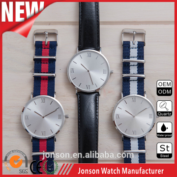 Nylon watch strap private label watch stone quartz watch japan movt women