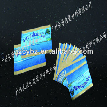 30u PET shrink wrap labels soft drink labels