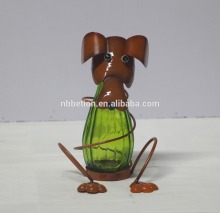 solar garden light metal dog garden solar light led metal animal garden light