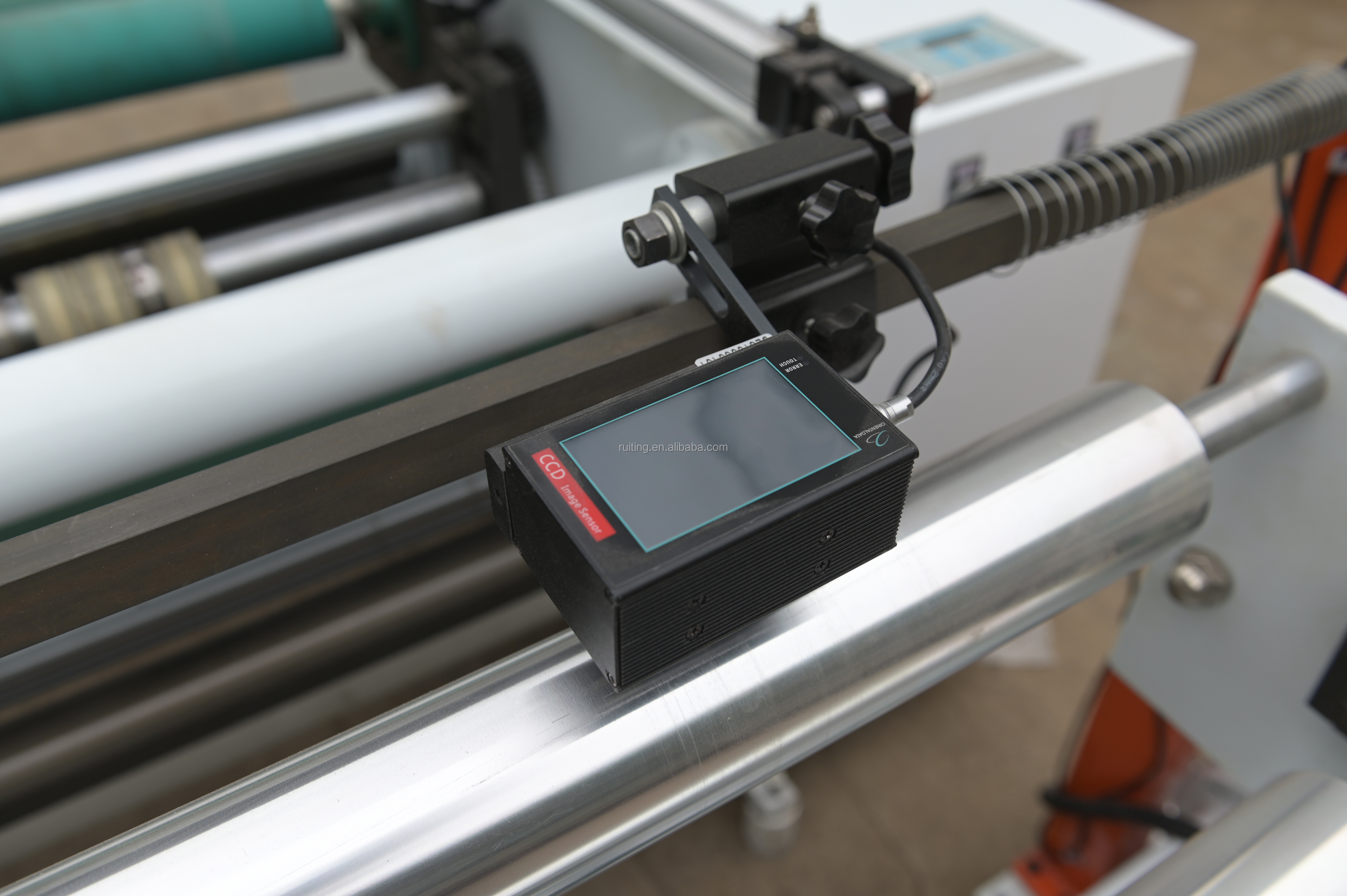 RTWF-1300 Non woven fabrics web paper roll to roll slitting rewinding machine