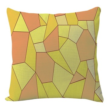 caja de almohada Simple almohada de patrón geométrico en blanco y negro