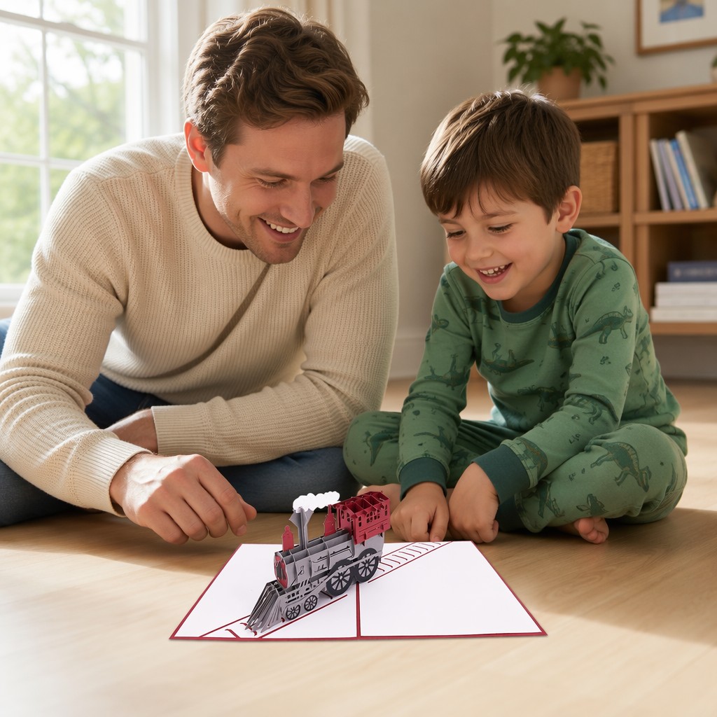 wyskakująca kartka świąteczna 3D christmas 3d pop up card