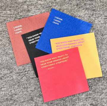 Disposable Cocktail Napkins with Custom Logo Print