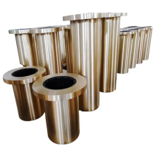 Top Quality Water Lubricated Naval Brass Rubber Cutless Flanged Sleeve Bearing for Marine Vessels