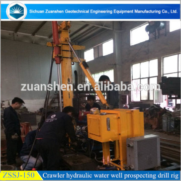 crawler type hydraulic pneumatic core drill rig