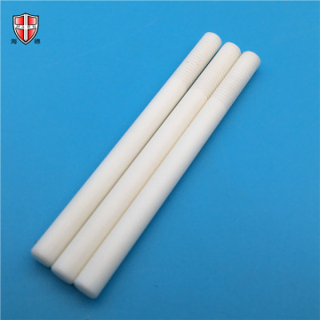 abrasion resistant 99% alumina ceramic thread rod shaft