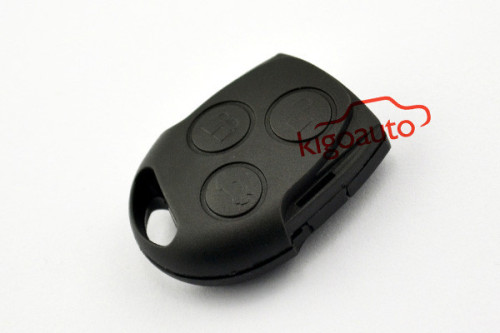 Black Remote key fob case 3button KR55WK47899 for Ford Fiesta