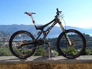 Draco 2014 mountain bike, carbon mountain bike, carbon downhill mountain bike