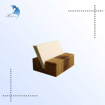 Wholesale personalized elegant wood business card holder