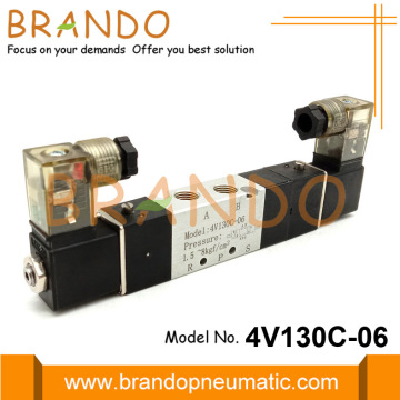 4V130C-06 5 Way 2 Pneumatic Solenoid Valve