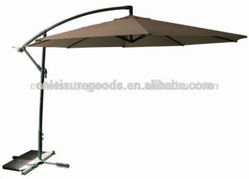 Outdoor metal cantilever patio garden line umbrella