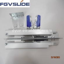 Full extension soft closing concealed slide