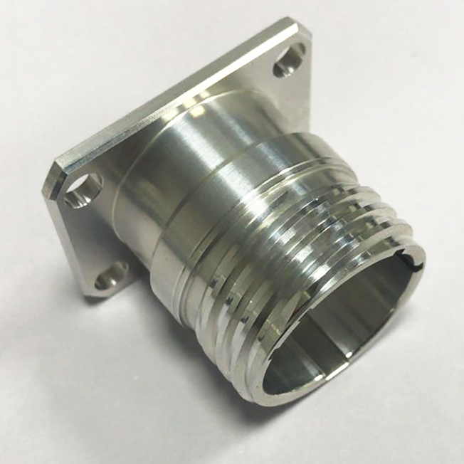 machined turned aluminum