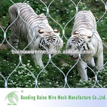 hebei Flexible Stainless Steel Zoo Enclosures Net/rope mesh/cable mesh