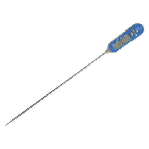 Thermomètre à viande de cuisson numérique à sonde de 30 cm avec sonde à pointe réduite 1,8 mm