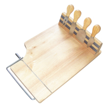 Cheese slicer oak wood cheese board