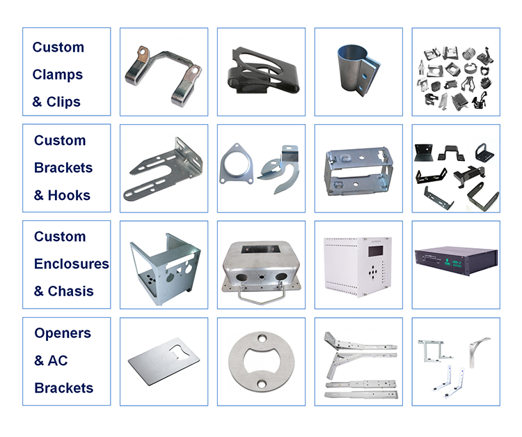 oem aluminum stamping bend electrical contact parts