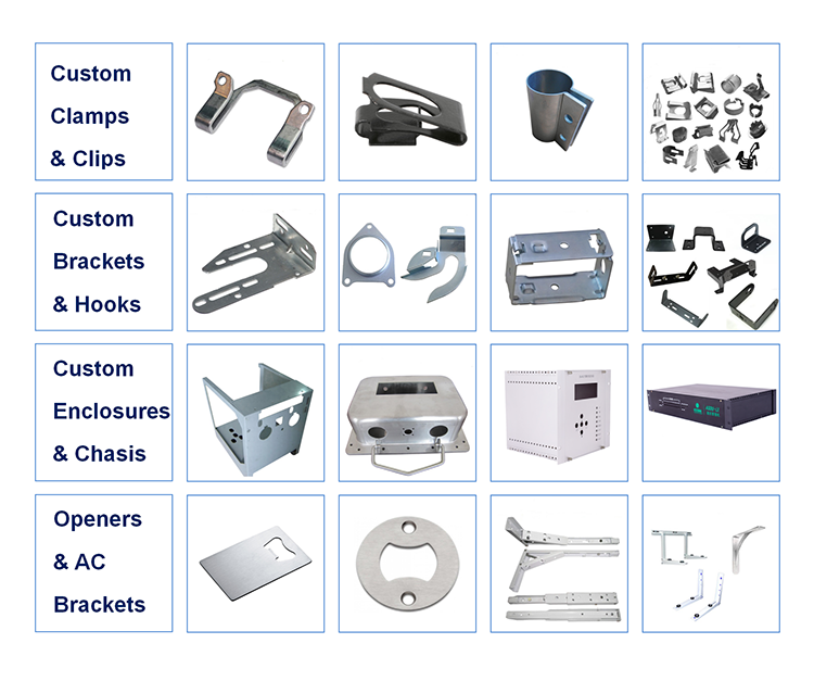 custom stamping metal bracket for led housing camping bed