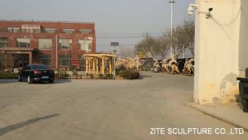 Outdoor garden brass sculpture bronze shaolin monk statue