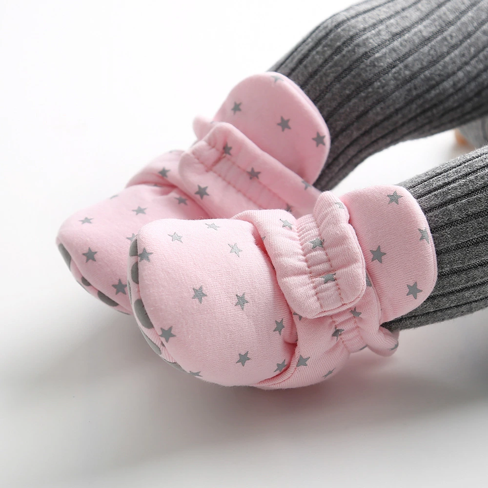 Superstarer High Quality Newborn Warm Toddler Socks Shoes Soft Sole Baby Cotton Shoes