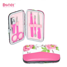 Leather case traval manicure kit