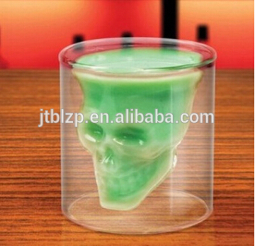 Shot Glass Double Wall Skull Glass Cup