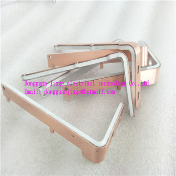 Bend copper aluminum composite joint