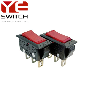 15A Overload Protector Circuit Breaker Rocker Switch