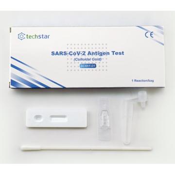 Kit de test d&#39;antigène SARS-CoV-2 Écouvillon nasal