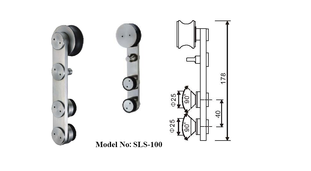 Stainless Steel Serenity Sliding Shower Door Kits 