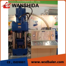 Metal scrap briquetting press