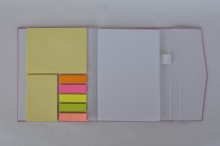 memo pad with cover